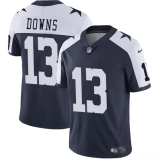 Men's Dallas Cowboys #13 Caleb Downs Navy/White 2026 Draft Thanksgiving Vapor Untouchable Limited Jersey