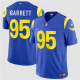 Men's Los Angeles Rams #95 Myles Garrett Royal 2026 Draft F.U.S.E. Vapor Limited Jersey