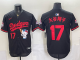 Men's Los Angeles Dodgers #17 大谷翔平 Black 2025 Tokyo Series Limited Stitched Baseball Jersey