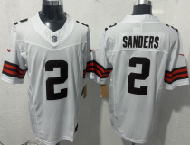 Men's Cleveland Browns #2 Shedeur Sanders White 2026 F.U.S.E. Alternate Vapor Stitched Jersey