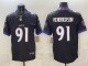 Men's Baltimore Ravens #91 Trey Hendrickson Black 2026 F.U.S.E. Alternate Vapor Stitched Jersey