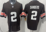 Men's Cleveland Browns #2 Shedeur Sanders Brown 2026 F.U.S.E. Alternate Vapor Stitched Jersey