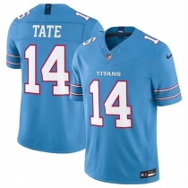 Men's Tennessee Titans #14 Carnell Tate Light Blue 2026 F.U.S.E. Vapor Limited Jersey