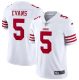 Men's San Francisco 49ers #5 Mike Evans White 2026 Vapor Untouchable Limited Jersey