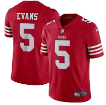 Men's San Francisco 49ers #5 Mike Evans Red 2026 Vapor Untouchable Limited Jersey