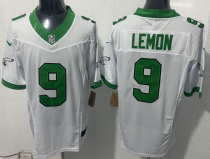 Copy Men's Philadelphia Eagles #9 Makai Lemon Kelly White 2026 Draft F.U.S.E. Vapor Untouchable Limited Jersey