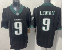 Men's Philadelphia Eagles #9 Makai Lemon Kelly Black 2026 Draft F.U.S.E. Vapor Untouchable Limited Jersey