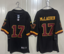 Men's Washington Commanders #17 Terry McLaurin Black 2026 Hail Raiser Alternate Vapor Limited Jersey