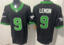 Men's Philadelphia Eagles #9 Makai Lemon Kelly Black 2026 Draft F.U.S.E. Vapor Untouchable Limited Jersey