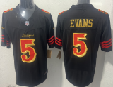 Men's San Francisco 49ers #5 Mike Evans Black “Rivalries” Vapor Limited Jersey