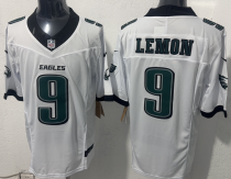 Men's Philadelphia Eagles #9 Makai Lemon Kelly White 2026 Draft F.U.S.E. Vapor Untouchable Limited Jersey