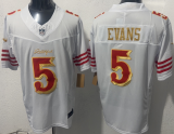 Men's San Francisco 49ers #5 Mike Evans White “Rivalries” Vapor Limited Jersey