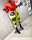 Casual Lips Print Skinny Long Pants TE-3707-1