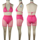 Sexy Rhinestone Party Two Piece Set TE-3694-1