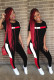 Casual Short Sleeve Sweatpants 2 Piece Jogger Sets TE-3698