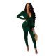 Fashion Ruffle Casual Two-piece Suit CM-639