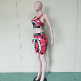 Casual Fitness Tank Top Shorts Two Piece Sets BN-9176