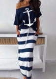 Printed Stripes Two Piece Set AIL-088