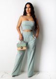 Sexy Tube Top And Pants Two Piece Suits AIL-083