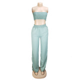 Sexy Tube Top And Pants Two Piece Suits AIL-083