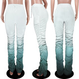Gradient Temperament Slim Micro-flare Pants ASL-6253