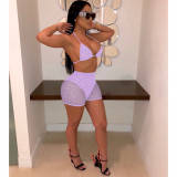 Sexy Rhinestone Party Two Piece Set TE-3694-1