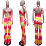 Fahion Sexy Slim Printed Jumpsuit LSL-6346-1