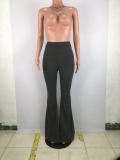 Plus Size 4XL Solid Color New Sexy Casual Slim Fit Big Flared Trousers SMD-5012