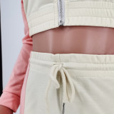 Casual Tracksuit Zipper Long Sleeve Two Piece Sets YH-5189