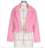 Winter Warm Full Sleeve Soft Fur Coat ZSD-0326