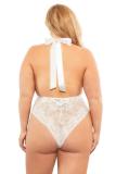 Sexy Halter Backless Mesh See Through Babydoll Underwear YQ-405