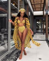 Sexy Printed Padded Bikinis 3 Pieces Swimsuits OD-68258