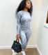 Casual Printed Long Sleeve Two Piece Pants Set LSD-9062