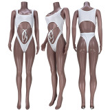 Plus Size Sexy Hollow Out One Piece Swimwear MDF-5211