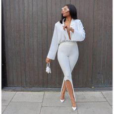 Solid High Waist Leggings Step Foot Pants ASL-6356