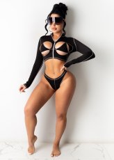 Sexy Long Sleeve Swimwear Bikinis Sets CHY-1319