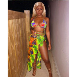 Sexy Printed Bikinis 3 Piece Sets MEM-8350