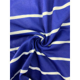 Plus Size Fashion Stripe Print Rompers OSIF-20769