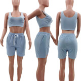 Casual Sports Tank Top Shorts 2 Piece Sets TK-6172