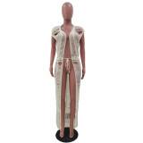 Sexy Knitted Hollow Out Beach Seaside Long Cloak Coat TR-1158
