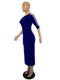Plus Size Fashion Casual Dress YS-8221