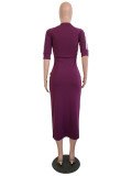 Plus Size Fashion Casual Dress YS-8221