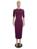 Plus Size Fashion Casual Dress YS-8221