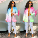 Gradient Full Sleeve Blazer Coat GLF-10017