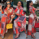 Fashion Casual Print Long Shirts GLF-10023