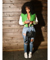 Casual Full Sleeve Baseball Jacket Coat WSM-5273