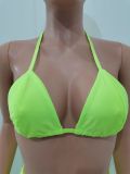 Fashion Sexy Spring And Summer Bikini Halterneck Swimwear Three Piece Set AL-200