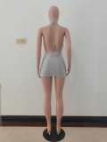 Fashion Sexy Spring And Summer Bikini Halterneck Swimwear Three Piece Set AL-200