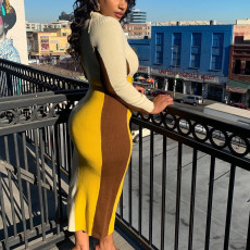 Sexy Full Sleeve Slim Long Dress BN-9297