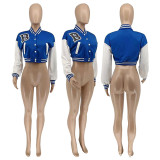 Casual Printed Full Sleeve Short Baseball Jacket WSYF-5891